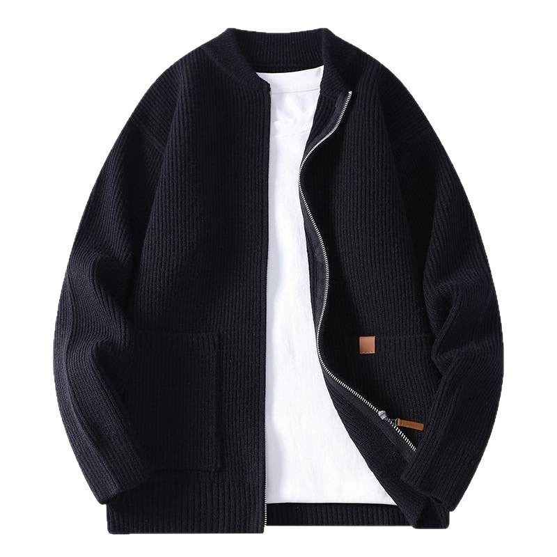 Men's Sweater Cardigan Striped Jacket Coat