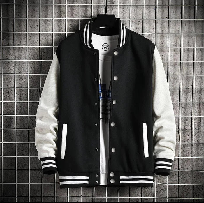 BLACK VARSITY JACKET